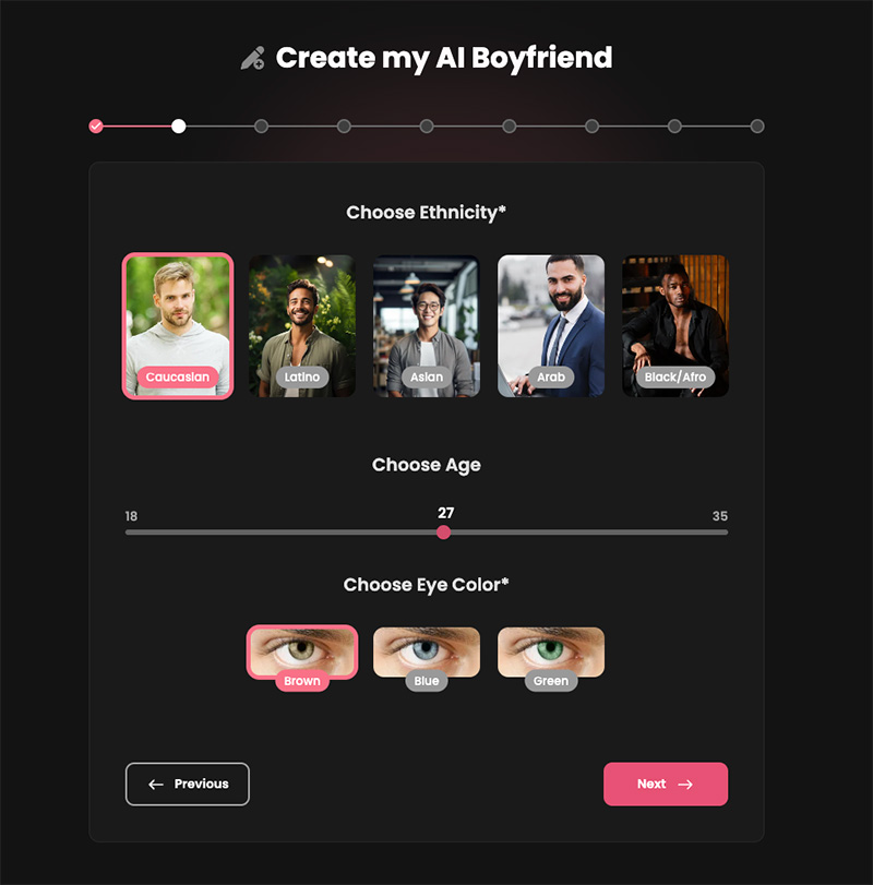 crear novio ai virtual